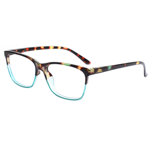 Lunettes de lecture personnalisées 2026 nouvelle mode écaille de tortue <span class=keywords><strong>pour</strong></span> femmes, monture carrée en PC, verres transparents anti-lumière bleue, <span class=keywords><strong>presbytie</strong></span> 3.25 - Product Image 4