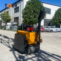 Moteur diesel TDER Compacteur de 550kg Rouleau de route Machines de construction Rouleau d'asphalte vibrant Prix