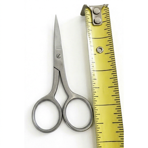 Ciseaux à cuticules droits et affûtés en acier inoxydable de 3,5 pouces de la marque ASAP, pour droitiers, pour la beauté des ongles - Product Image 1