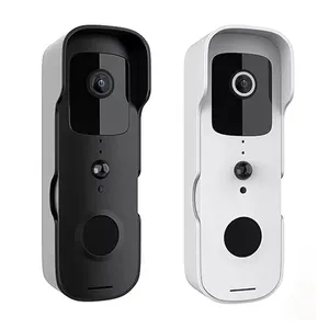 2022新设计1080P防水IP65 Wifi门铃摄像头可视对讲无线智能门铃摄像头家庭安全摄像头