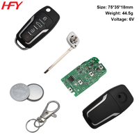 Télécommande universelle 4 boutons pour porte de garage, clé de portail, fonction de confidentialité, clonage de code, portée de 30 m pour lampe et système de sécurité