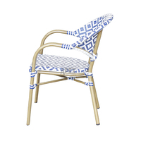 Mobilier de salle à manger d'extérieur Mobilier de restaurant Chaise empilée français Paris bambou Café Bistro