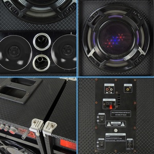 Suministro de Todo Tipo de Altavoz de 10 Pulgadas 2.0 para Cine en Casa, Altavoz Profesional Portátil de Carrito para Escenario con Micrófono Inalámbrico - Product Image 4