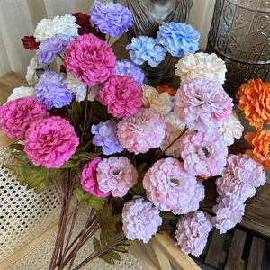 <span class=keywords><strong>Precio</strong></span> de fábrica flor artificial al por mayor Ranunculus peonía para la decoración de la boda - Product Image 4