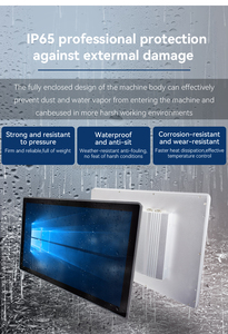 7-21.5 inch bảng điều khiển công nghiệp PC tùy chỉnh AIO máy tính với cảm ứng điện dung & đa giao diện cho tự động hóa/PLC điều khiển - Product Image 6