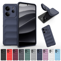Coque de Téléphone Mobile en Silicone Souple avec Toucher Peau et Antichoc, Housse Incluse, Pour Xiaomi Redmi Note 14 5G Note 13 & 12 Pro