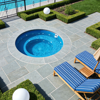 Piscine Spa Extérieure Moderne pour Villa avec Jets de Massage, Pompe, Filtre et Système de Chauffage
