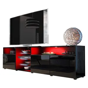 Современная минималистская мебель для гостиной, телевизионная станция со светодиодным освещением, шкаф для телевизора, домашняя умная мебель
