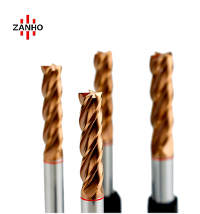 ZANHO HRC55 High Quality OEM CNC Milling Cutter <strong>Carbide</strong> <strong>End</strong> <strong>Mill</strong> for Wood Stainless Steel Cast Iron Tennis Steel Altin Coating - Product Image 2