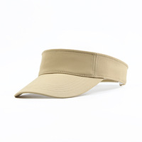 Chapeau ouvert sur le dessus de style nouveau pour les voyages - Chapeau de soleil avec logo imprimé en broderie. Chapeau pare-soleil en tissu pour escalier