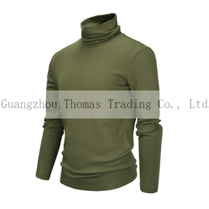 OEM personalizado hombres Slim Fit <span class=keywords><strong>cuello</strong></span> <span class=keywords><strong>alto</strong></span> suave manga larga pulóver térmica <span class=keywords><strong>camiseta</strong></span> camisas para <span class=keywords><strong>hombre</strong></span> gran oferta - Product Image 6