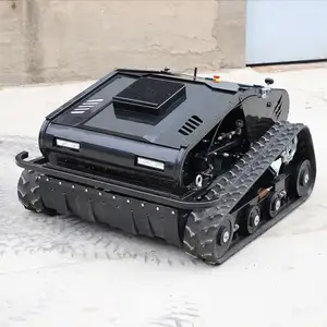 Çim kesici makine otomatik sürme uzaktan Robot kontrolü sıfır dönüş elektrikli çim biçme makineleri Flail binmek traktör makara çim biçme makinesi