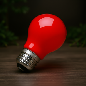 Bombilla incandescente roja estándar de 25W y 230V para iluminación interior - Product Image 3