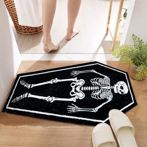 Alfombra de Entrada con Diseño de <span class=keywords><strong>Calavera</strong></span> Espeluznante para Decoración de Halloween en el Hogar, Alfombra Decorativa para Puerta de Entrada - Product Image 3