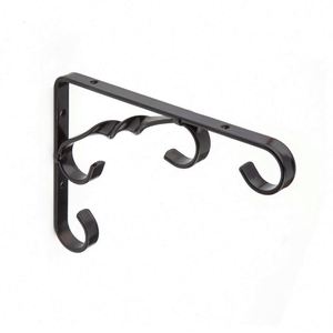 WEKIS Triangle Steel Reinforced Wall <b>Bracket</b> with 75lbs Capacity for Room <b>Shelves</b>-White Powder Coated - Product Image 2