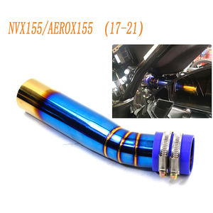 Filtre à air pour moto, nouveau pour Yamaha NMAX NVX155 XMAX300, filtre à air bleu brûlé, tuyau d'entrée agrandi - Product Image 2