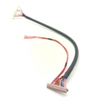 Câble LCD LVDS 0,5 mm avec connecteur 20453-240t vers connecteur Hirose DF14-30S-1.25C