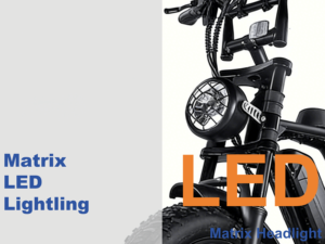 Moto électrique V8 à succès avec cadre en aluminium large et batterie au lithium intégrée dans le tube diagonal, conception de moto à pneus larges 48V - Product Image 4