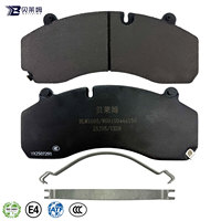 Plaquettes de frein pour camion WVA WG9100444150 pour SandeKa Howo T7 Man Volvo Scania Hino Cascadia Daf Fabricant Vente en gros Durable Robuste