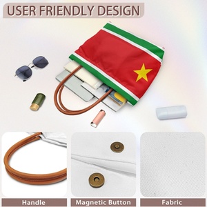 Bolsa de Mano de Lona Personalizada con la Bandera de GUADELOPE para Turismo de Montaña, Compras en el Supermercado, Gimnasio, Viajes a la Playa - Product Image 6