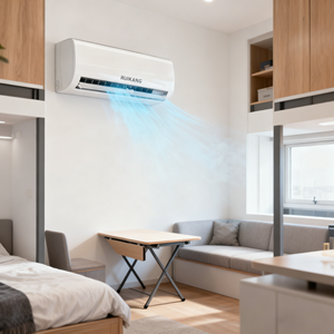 Climatiseur mural split 12000 BTU 1,5 CV 1 tonne pour l'Afrique, technologie DC, refroidissement et chauffage efficaces - Product Image 5