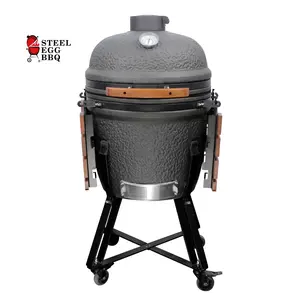 SEB KAMADO 21 Inch BBQ Grill Charcoal Ceramic Barbecue For Camping Outdoor Kamado Grill