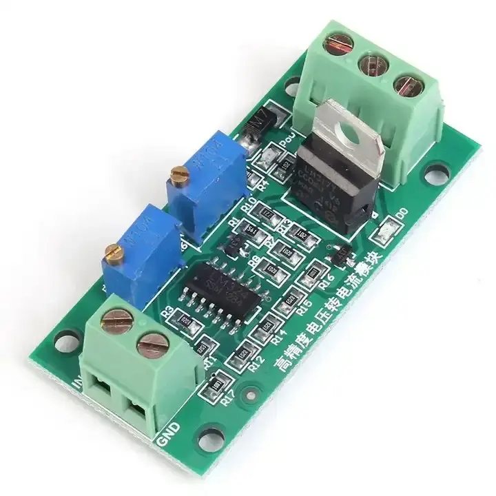 Modulo da tensione a corrente convertitore di segnale da 0-10V a 4-20mA con indicatore modulo potenziometro PLC a corrente costante