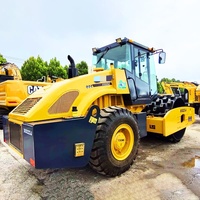 Compacteur de sol XS223J 22 tonnes reconditionné avec système de vibration optimisé pour les tâches de renforcement des fondations des routes urbaines