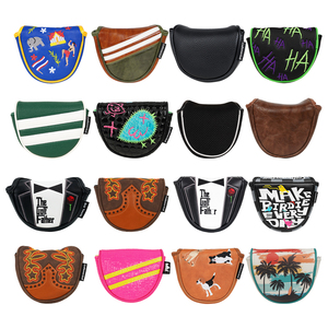 Funda para Cabeza de Palo de Golf Tipo Mallet con Diseño Novedoso, Listo para Enviar, Diseños Bordados, Logotipo Personalizado OEM - Product Image 2