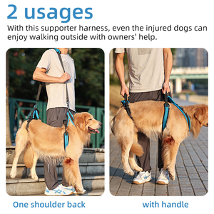 Hundegeschirr ohne Zugkraft, Hunde-Tragegeschirr mit PU-Griff, Aufhängungsgurt für Rehabilitation, Spaziergänge und Hebeunterstützung - Product Image 3