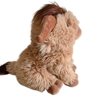 Fabricant en gros sur mesure – Nouvelle peluche réaliste de vache des Highlands écossaise lestée de haute qualité, taureau écossais en peluche douce