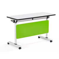 Table de conférence de formation en fer pliant moderne au design contemporain pour le bureau et l'école