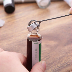 Đa Chức năng Nắp mở chăm sóc <span class=keywords><strong>Keychain</strong></span> Non-Slip Grip uống lỏng y học chai <span class=keywords><strong>Opener</strong></span> cho thuốc/lọ/vỉ gói - Product Image 4