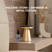 Diffuseur d'arômes sans eau en pierre volcanique naturelle, diffuseur de parfum sûr avec chaleur constante pour l'aromathérapie à domicile