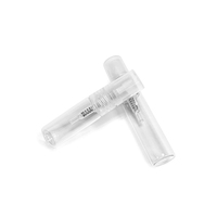 Flacon vaporisateur transparent fin et portable pour échantillon de parfum, atomiseur de brume fine, vente en gros