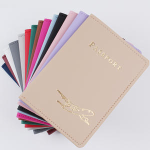 Porta Passaporto in Pelle PU di Lusso Personalizzabile con Logo, Organizzatore per <span class=keywords><strong>Biglietti</strong></span> di Viaggio di Alta Qualità con Stampa a Caldo - Product Image 4