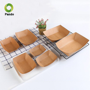 Barquettes alimentaires jetables écologiques, boîtes de service de 1,5/3 lb pour les collations de fête, les restaurants, les emballages à emporter - Product Image 5