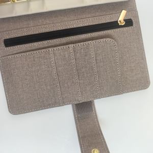 Nueva Funda de Planificador de Viaje Pequeño de Cuero PU Premium Duradero con Anillo Dorado Personalizado, Carpeta Minimalista para Presupuesto A6 con Bolsillo con Cremallera - Product Image 5