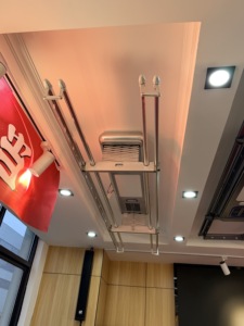 Space-Saving Foldable Heating Ceiling-Mounted LED Panel <b>Lighting</b> Wall-Mounted Electric Clothes Drying Balcony Kitchen <b>Indoor</b> - Product Image 1