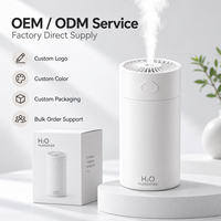 Humidificateur d'air portable USB à ultrasons 400 ml, mini humidificateur à brume froide pour la maison, le bureau, la chambre à coucher, vente en gros