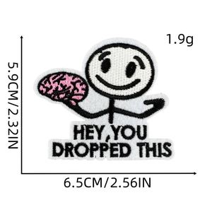 Funny Style Embroidered Iron on Duck Goose Slang Patch for Clothing <b>Hat</b> <b>Bag</b> Decoration - Product Image 3