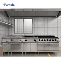 Matériel de cuisine pour restaurants, équipement de restauration commerciale, cuisinière en acier inoxydable pour la restauration hôtelière