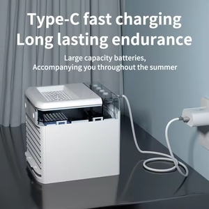 <span class=keywords><strong>2025</strong></span> Mới Xách Tay USB Nước Làm Mát Bàn <span class=keywords><strong>Fan</strong></span> Hâm Mộ 2000MAh Pin Mini Làm Mát Không Khí Cho Nhà Tiết Kiệm Năng Lượng-Cho Nhà Để Xe & Xe - Product Image 2