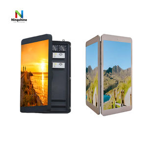 定制户外防水高清发光二极管显示路灯杆单面广告视频屏幕 - Product Image 4