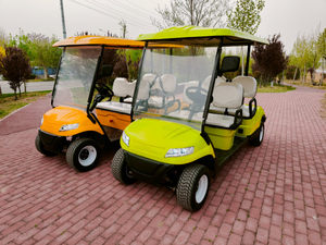 Voiturette de golf électrique 4 places à toit ouvert, véhicule utilitaire, transporteur de passagers 3 places pour complexe hôtelier, parcours de golf, parking - Product Image 3