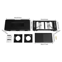 Réchaud de camping à double brûleur, cuisinière à gaz portable pour pique-nique en plein air, barbecue, restauration instantanée, double brûleur extérieur