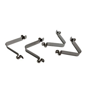 ตัวหนีบสปริงแบบลวดคู่ Jinyi Hardware ขนาด 4.5 มม. ทำจากสแตนเลส สำหรับยึดตำแหน่งท่อในแผ่นสปริงแบบใบ - Product Image 1