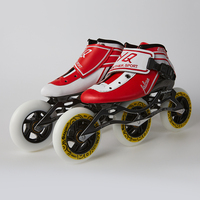 Patins pour enfants, patins de vitesse Quad en ligne, 3 roulettes, patins de vitesse professionnels en ligne