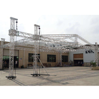 Toit de scène Dj Truss Affichage Éclairage Aluminium Led Écran Support au sol Affichage Truss Pour plate-forme de scène d'événement