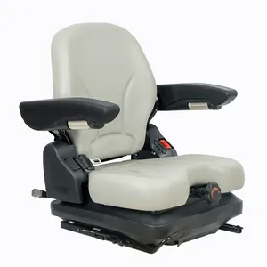 हाईबैक लो प्रोफाइल सस्पेंशन ट्रैक्टर सीट एडजस्टेबल बैकरेस्ट फोर्कलिफ्ट सीट खुदाई हार्वेस्टर के लिए हेवी ड्यूटी सीट